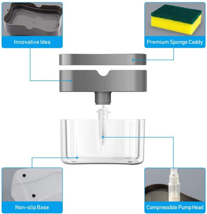 Soap Pump With Sponge