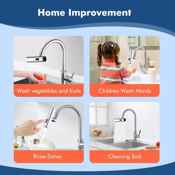 Multifunctional Kitchen Sink Waterfall, Faucet