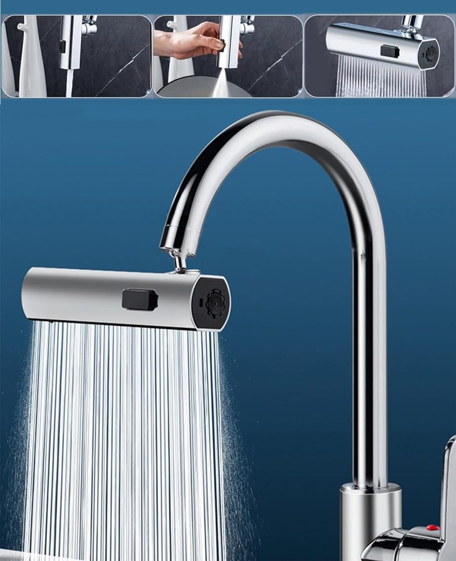 Multifunctional Kitchen Sink Waterfall, Faucet